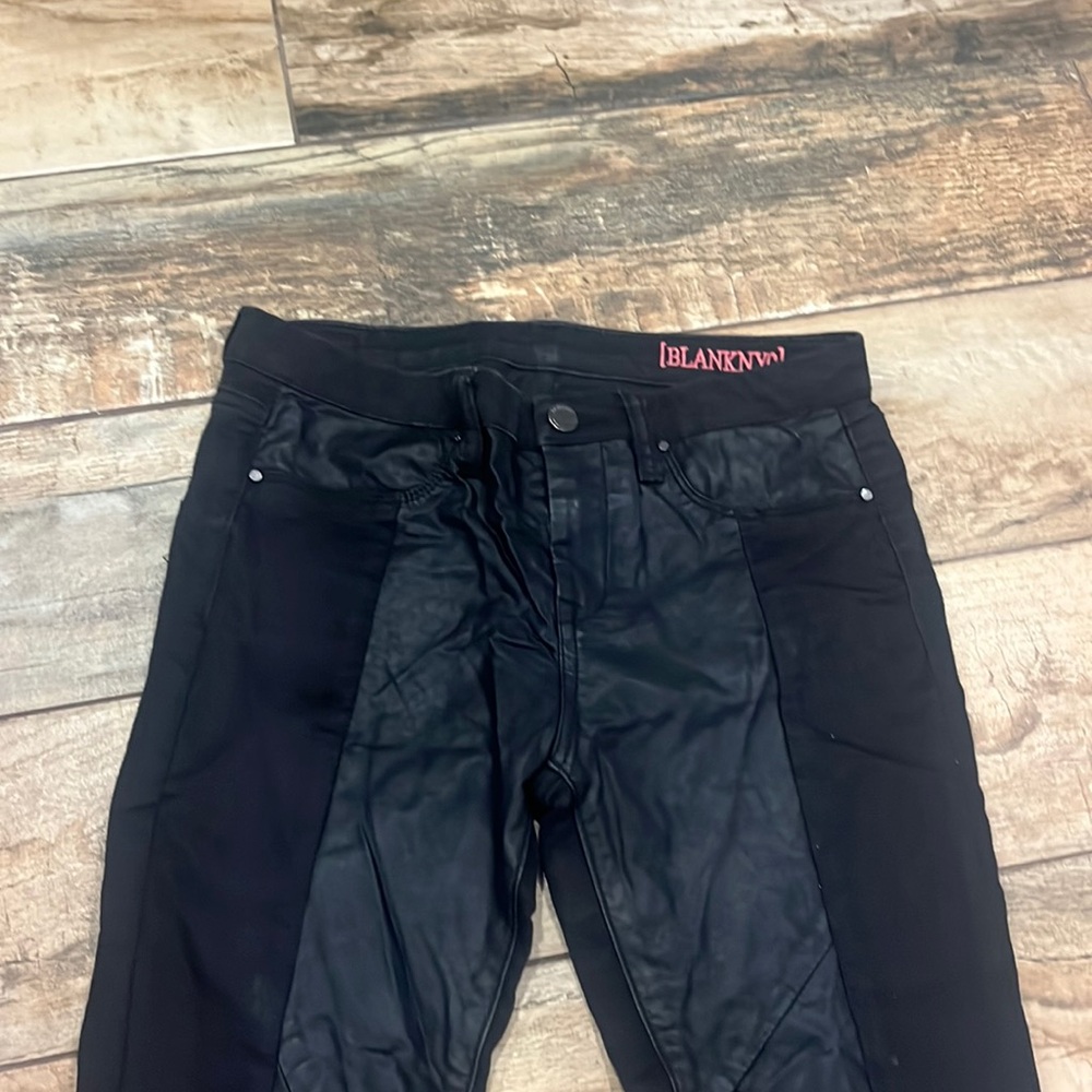 BlankNYC girls half faux leather pants size 14